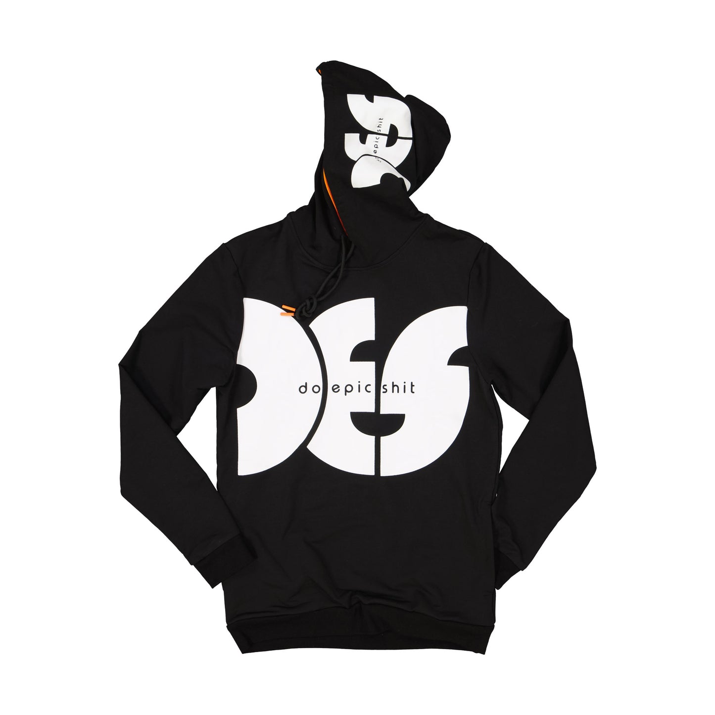 Unisex Long Sleeve Hoody Black