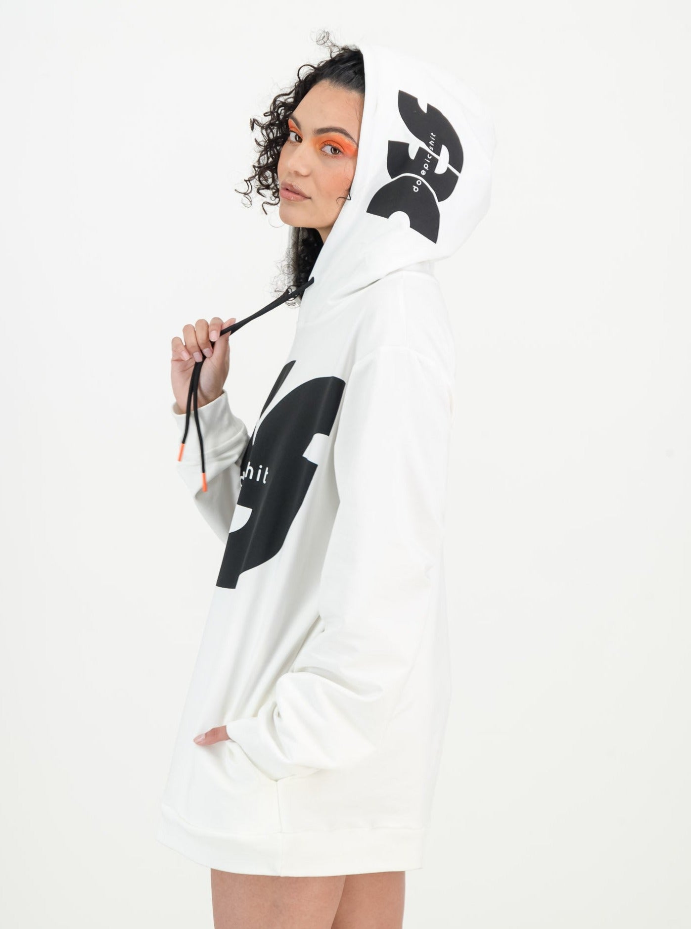 Unisex Long Sleeve Hoody Milk